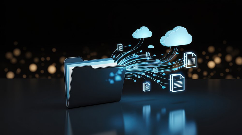 Data transfer to cloud storage file sharing and synchronization