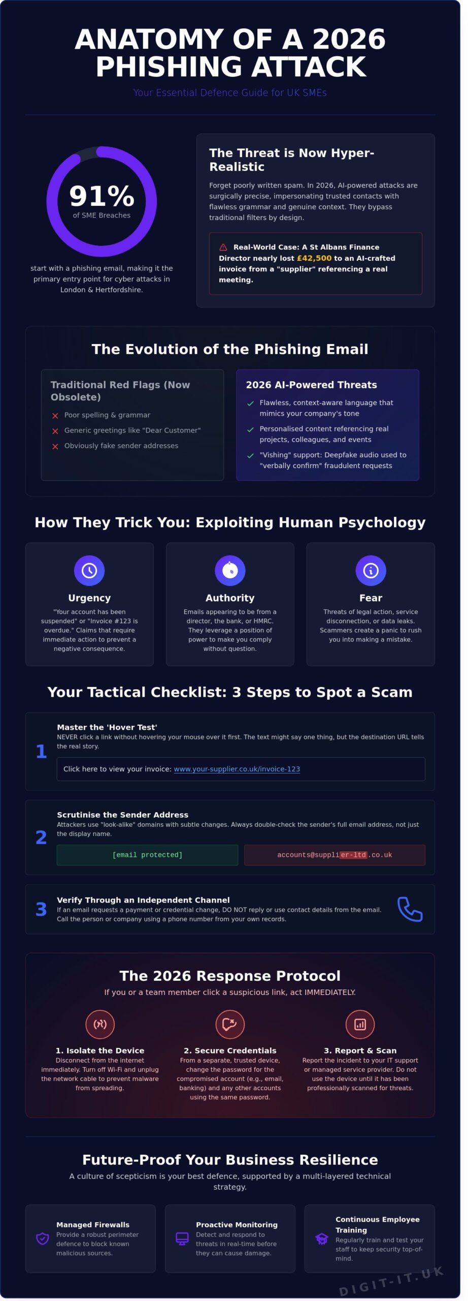 What is a Phishing Email? Real-World Examples for London and Hertfordshire SMEs in 2026